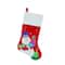 20.5" Embroidered Snowman with Glitter Presents Stocking